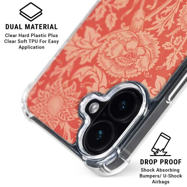Pink & Rose by William Morris iPhone 17 MagSafe Case