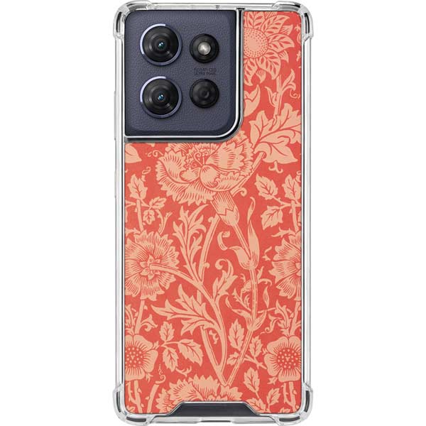 Pink & Rose by William Morris Moto G Power 5G (2025) Clear Case