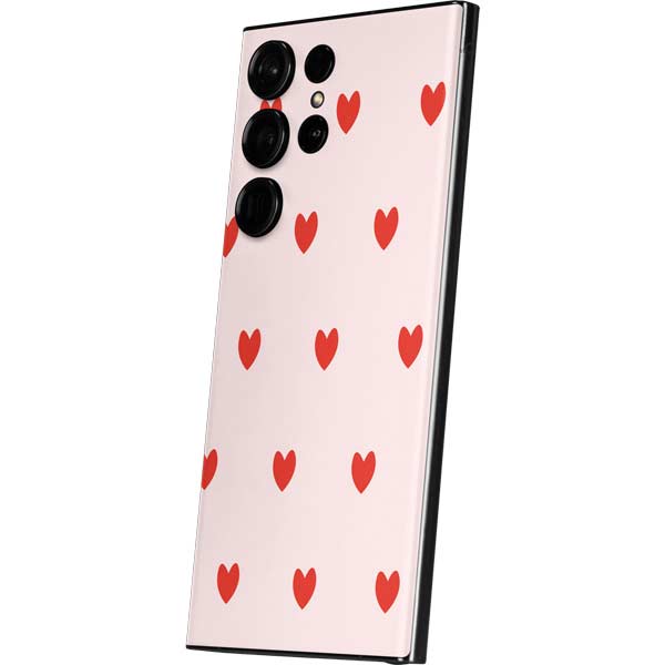 Pink and Red Hearts Galaxy Skins