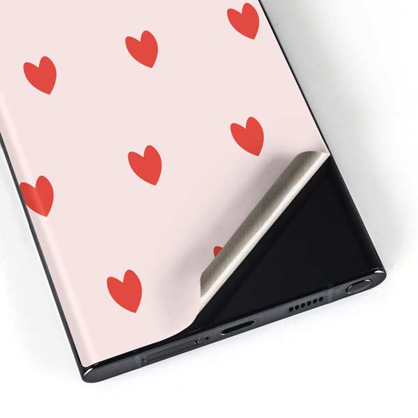 Pink and Red Hearts Galaxy Skins