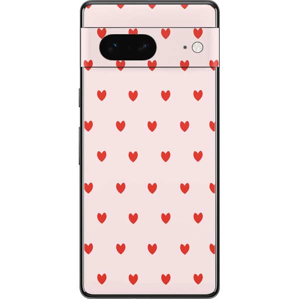 Pink and Red Hearts Pixel Skins