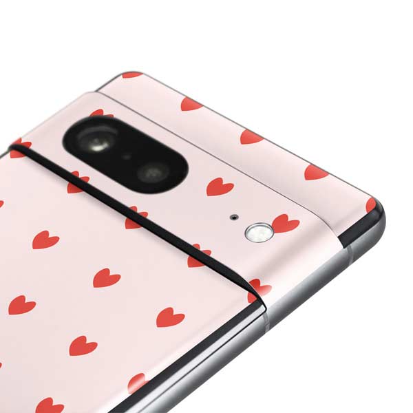 Pink and Red Hearts Pixel Skins