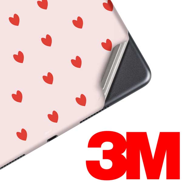 Pink and Red Hearts iPad Skins