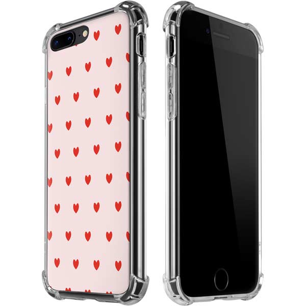 Pink and Red Hearts iPhone Cases