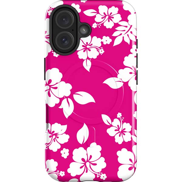 Pink and White iPhone 16 Magsafe Impact Case