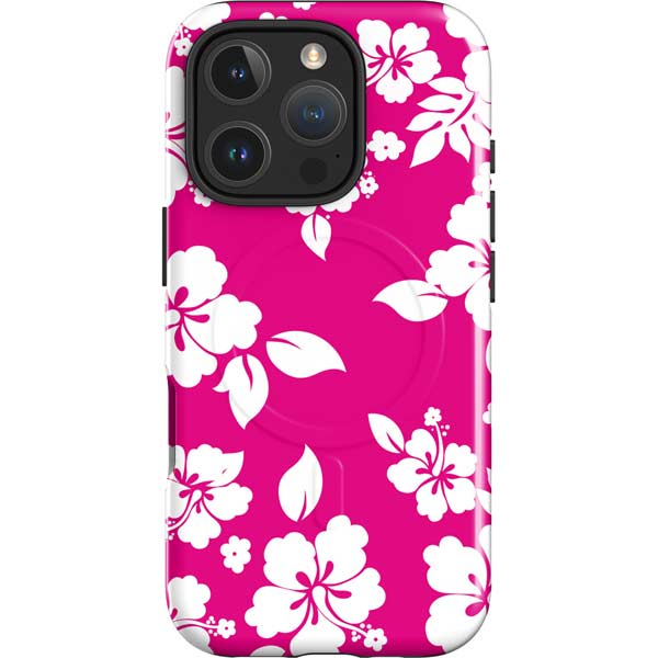 Pink and White iPhone 16 Pro Magsafe Impact Case