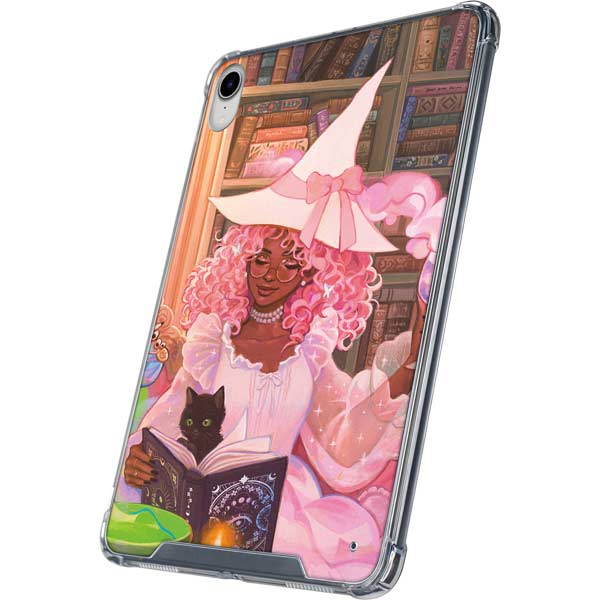 Pink Anime Witch Girls in Library with Cats by Ivy Dolamore iPad 11th ...