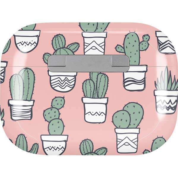 Pink Cactus AirPods Skins