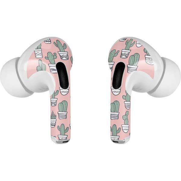 Pink Cactus AirPods Skins
