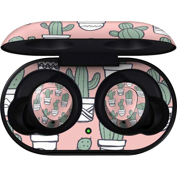 Pink Cactus Galaxy Buds Skin