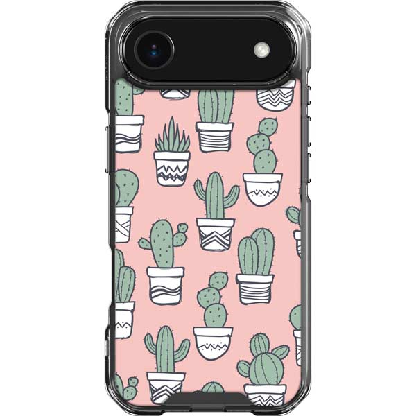 Pink Cactus iPhone 17 Air Clear Case
