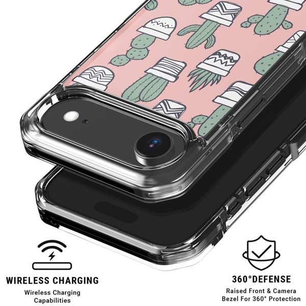 Pink Cactus iPhone 17 Air Clear Case