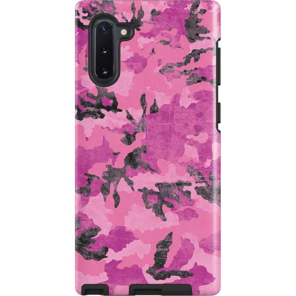 Pink Camouflage Galaxy Cases