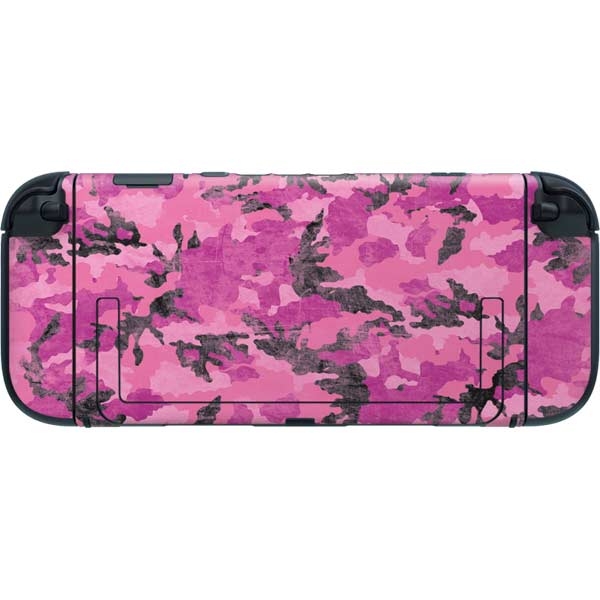 Pink Camouflage Nintendo Switch 2 (2025) with Joy-Con Skin