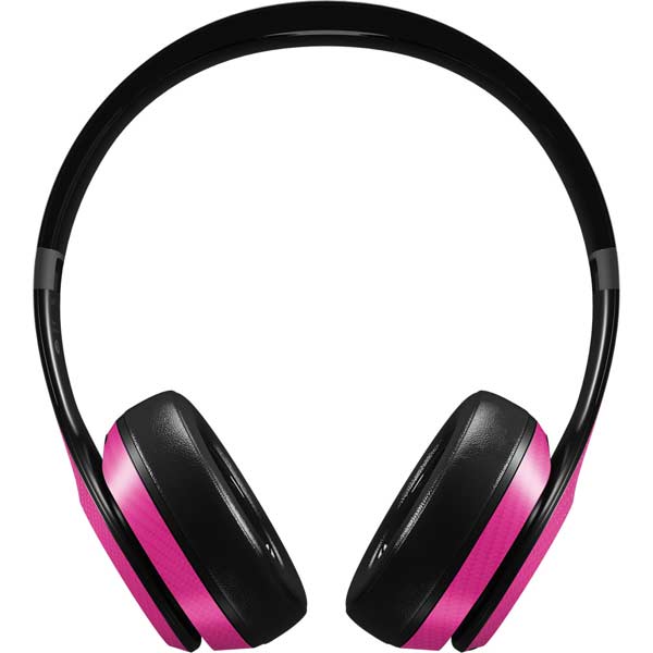 Pink Carbon Fiber Specialty Texture Material Beats Studio Pro Wireless Headphones Skin