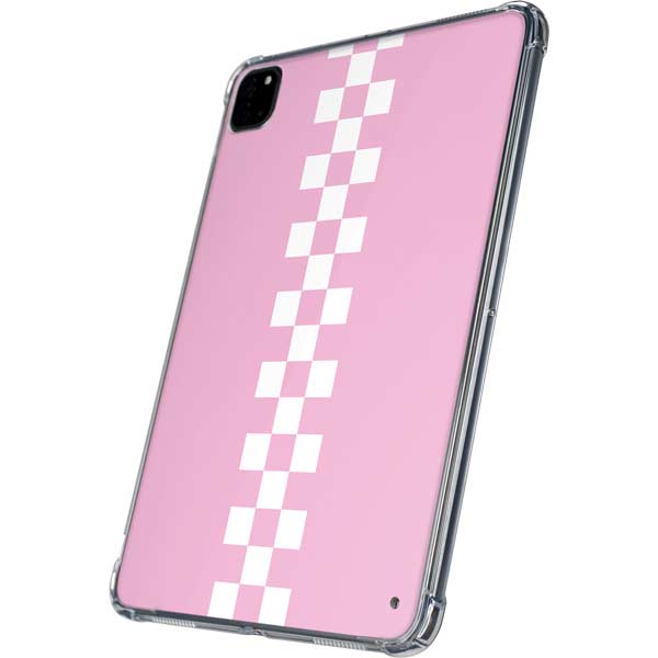 Pink Checkerboard iPad Pro 11in (2024) Clear Case