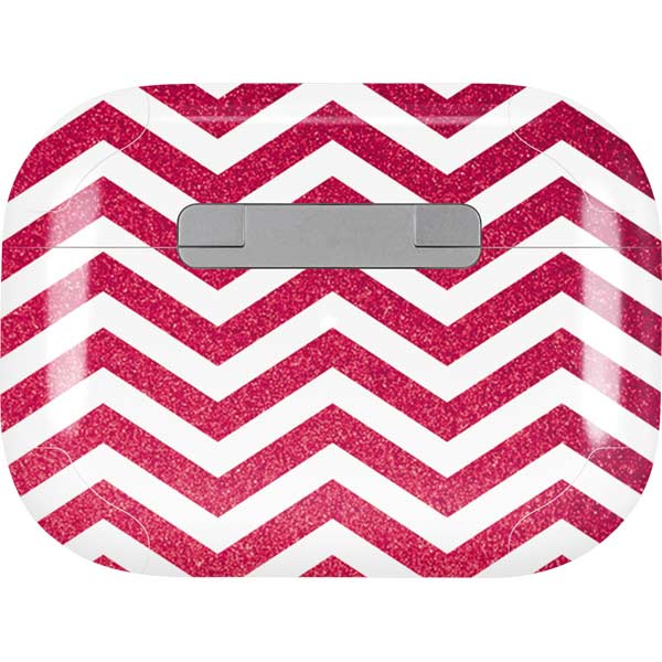 Pink Chevron AirPods Skins