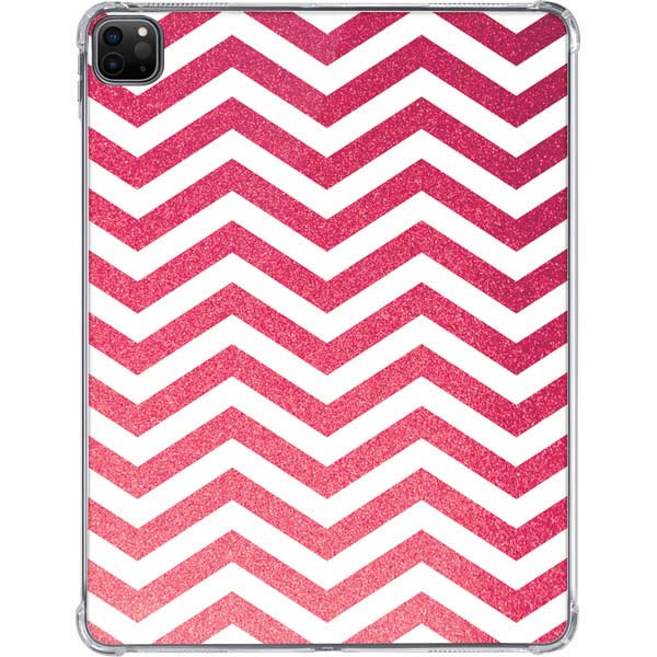 Pink Chevron iPad Pro 11in (2024) Clear Case