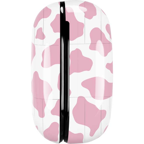 Pink Cow Print Galaxy Buds Live Skin