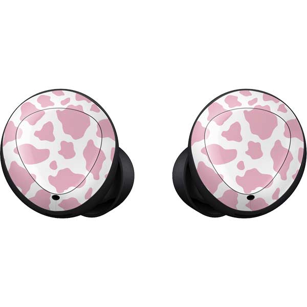 Pink Cow Print Galaxy Buds Skin