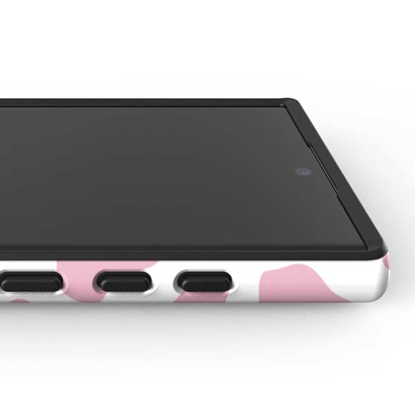 Pink Cow Print Galaxy S25 Ultra Impact Case