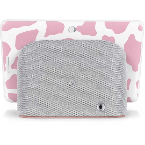 Pink Cow Print Google Home Hub Skin