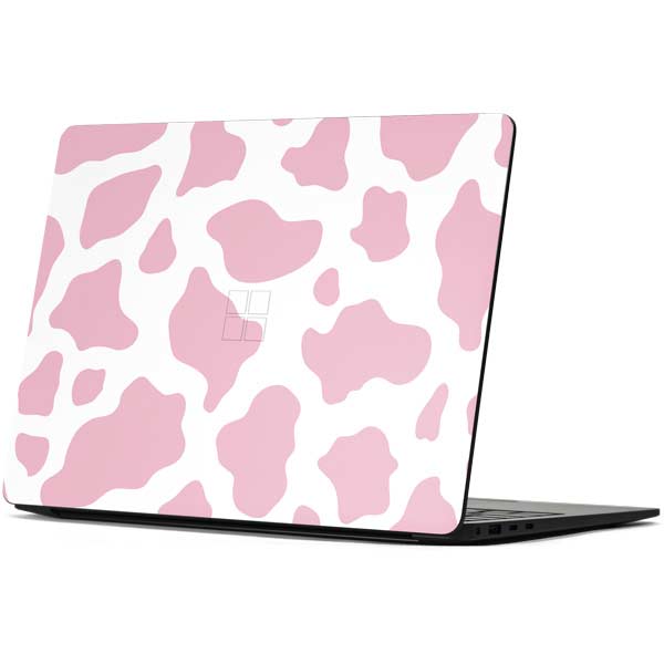 Pink Cow Print Surface Laptop 7 15in Skin
