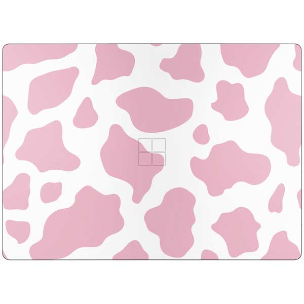Pink Cow Print Surface Laptop 7 15in Skin