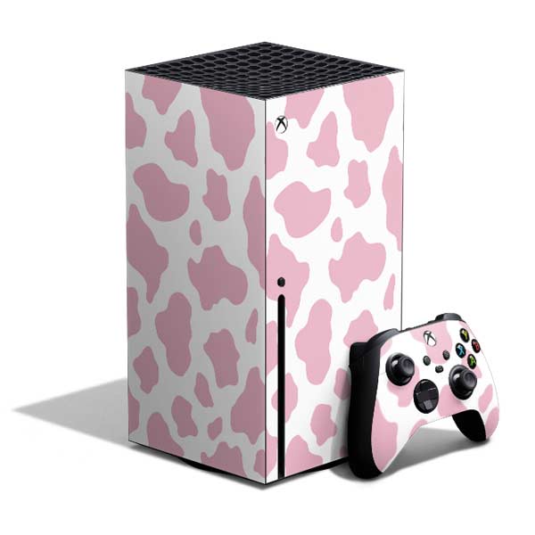 Pink Cow Print Xbox Series X Bundle Skin