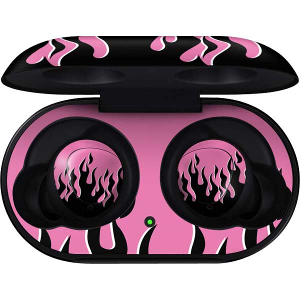 Pink Flames Galaxy Buds Skin