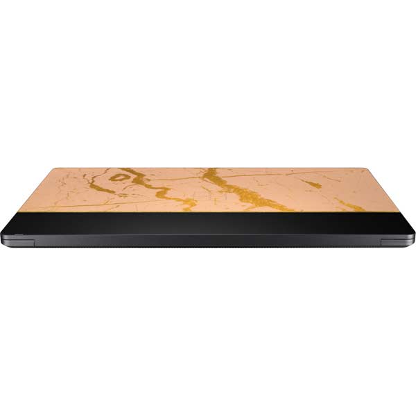 Pink Gold and Black Marble Surface Laptop 7 15in Skin