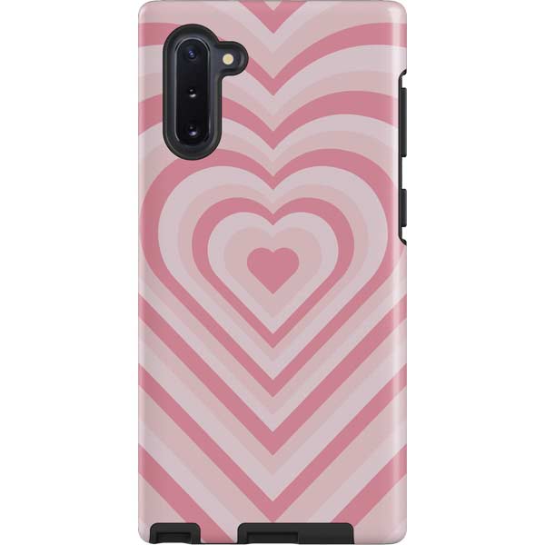 Pink Heart Pattern Galaxy Cases