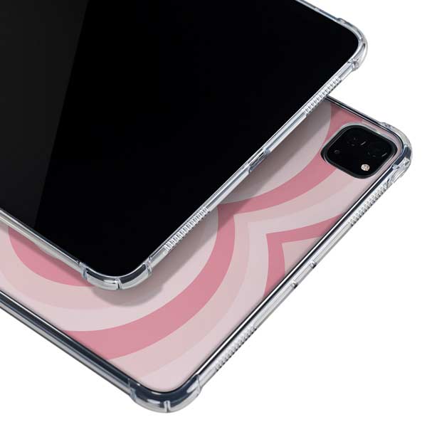 Pink Heart Pattern iPad Pro 11in (2024) Clear Case