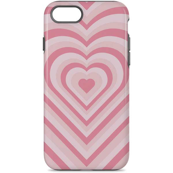 Pink Heart Pattern iPhone Cases