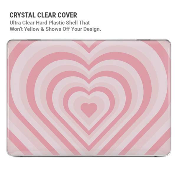 Pink Heart Pattern MacBook Cases