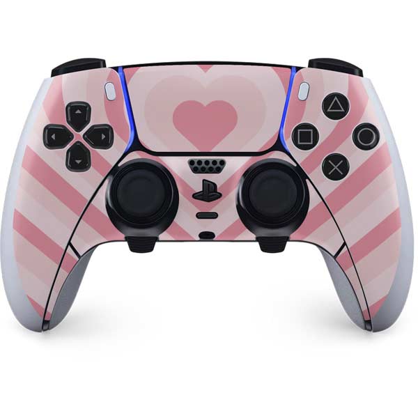 Pink Heart Pattern PlayStation PS5 Skins