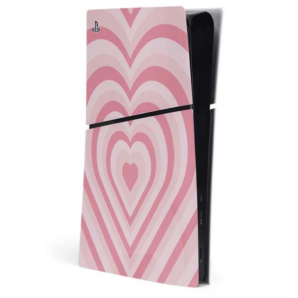 Pink Heart Pattern PlayStation PS5 Skins