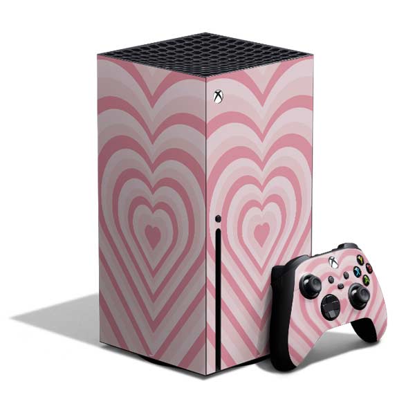 Pink Heart Pattern Xbox Series X Skins