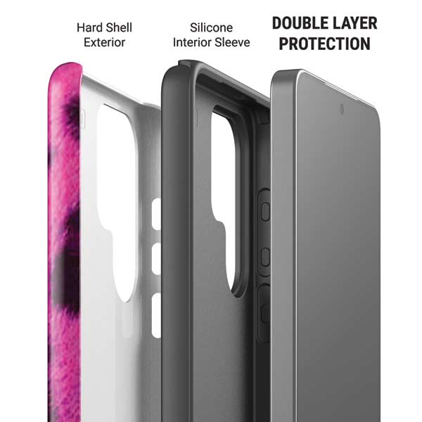 Pink Leopard Spots Galaxy S26 Ultra Impact Case