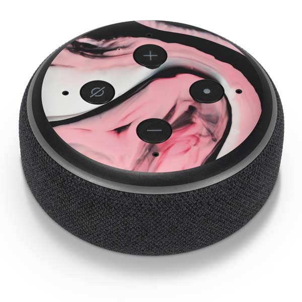 Pink Marble Ink Amazon Echo Dot Skin