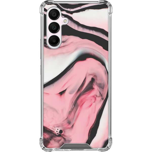 Pink Marble Ink Galaxy A16 5G Clear Case