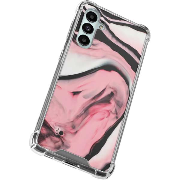 Pink Marble Ink Galaxy A16 5G Clear Case