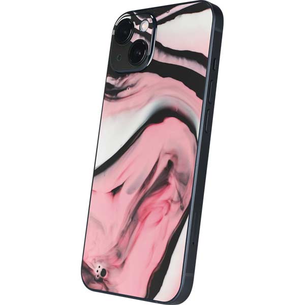 Pink Marble Ink iPhone 15 Skin