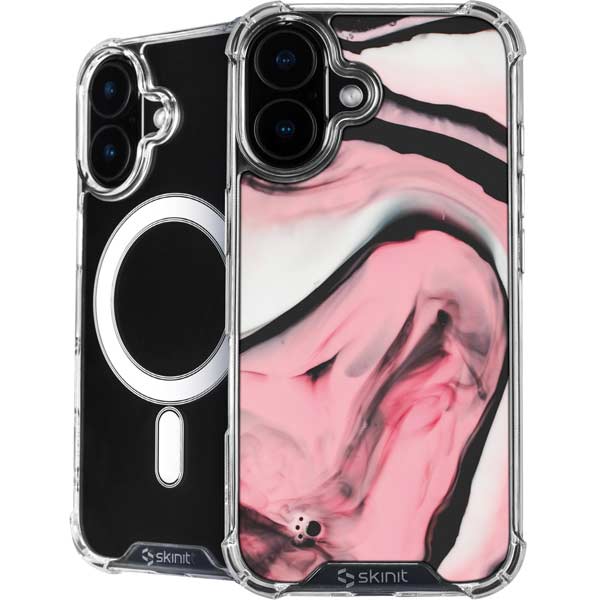 Pink Marble Ink iPhone 17 MagSafe Case