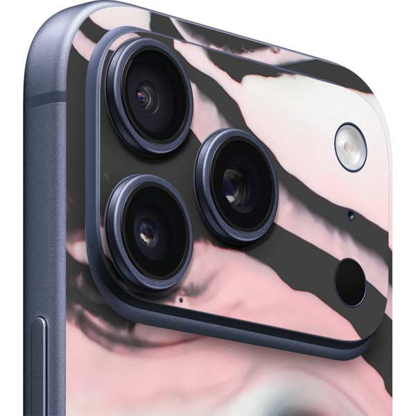 Pink Marble Ink iPhone 17 Pro Max Skin