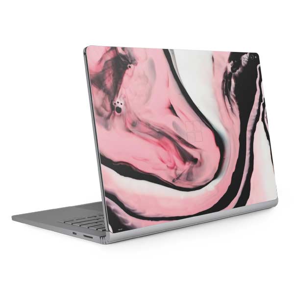 Pink Marble Ink Surface Book 2 15in Skin