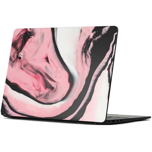 Pink Marble Ink Surface Laptop 7 15in Skin