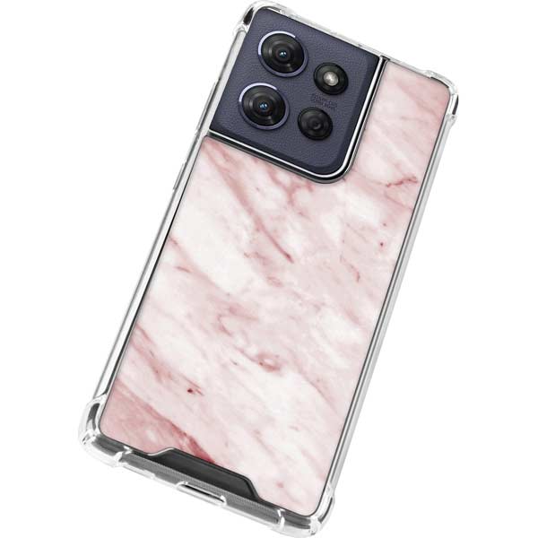 Pink Marble Moto G 5G (2025) Clear Case