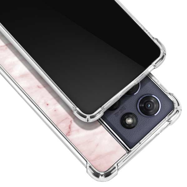 Pink Marble Moto G 5G (2025) Clear Case