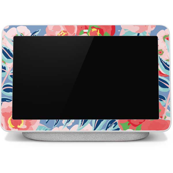 Pink Spring Flowers Google Home Hub Skin